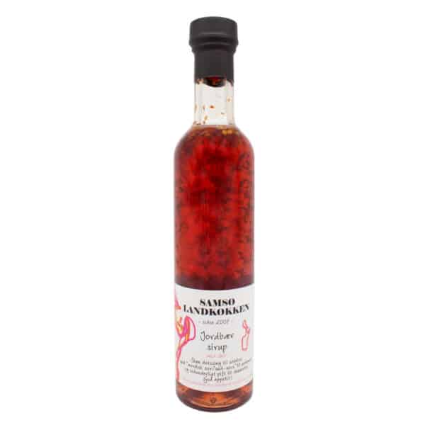 Jordbærsirup med Knust Chili | Økologisk Gourmet fra Samsø
