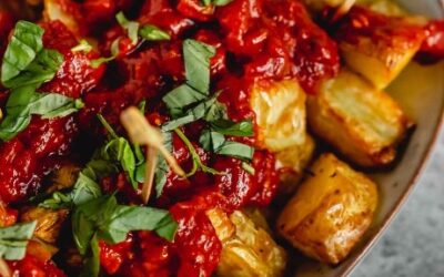 Patatas Bravas med Hjemmelavet Pesto