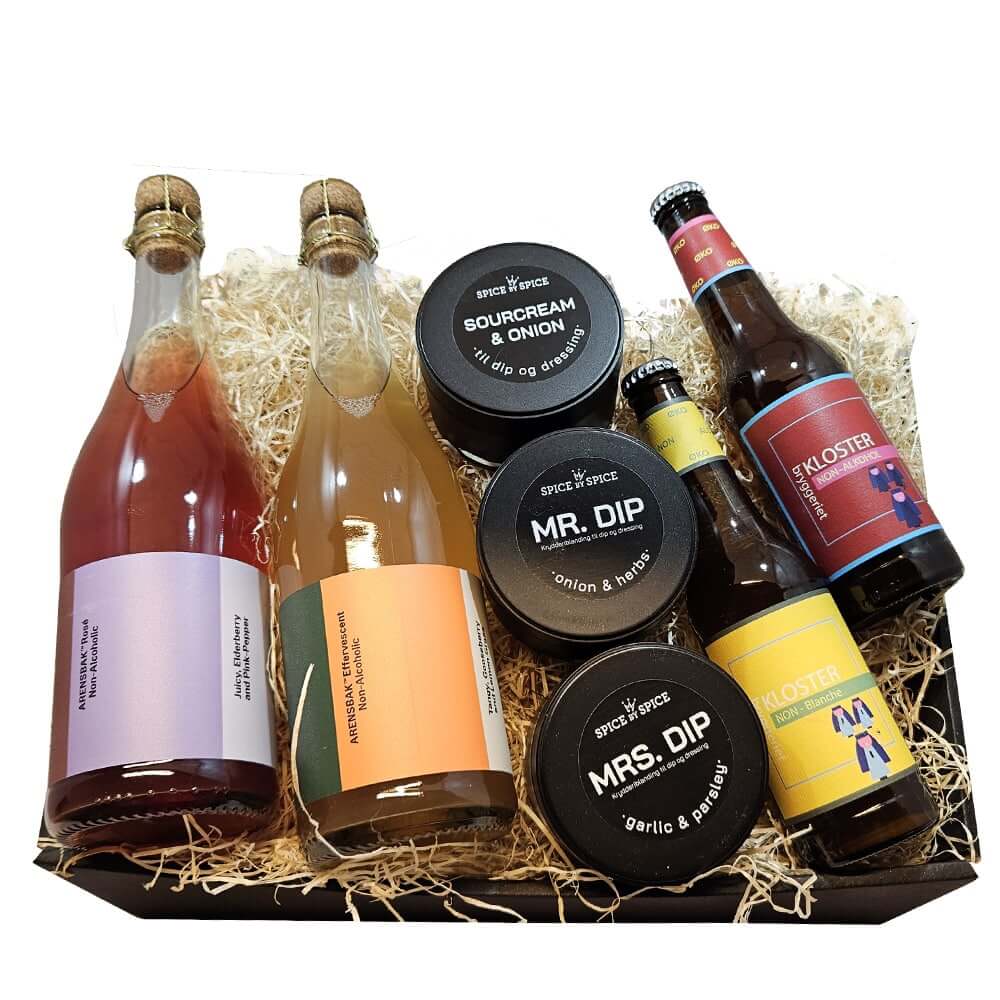Gavekurv: Alkoholfri hygge gave