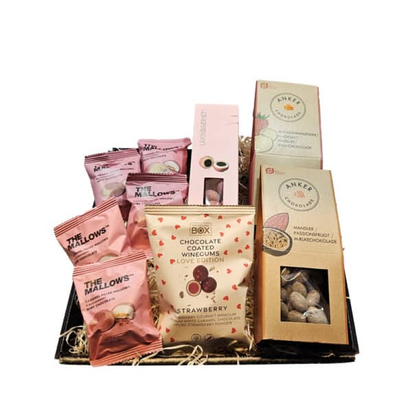Gavekurv, Gourmet slik & chokolade kurven – Smagfuld Danmark