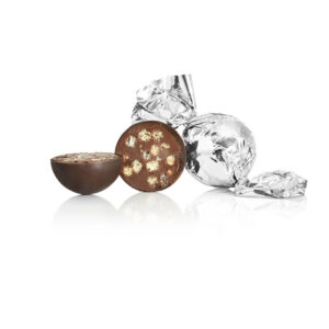 Cocoture Chokoladekugler m/ Crisp – Luksus Dansk Chokolade i sølv papir