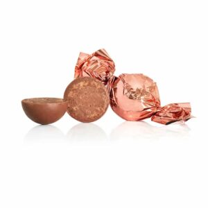 Cocoture Chokoladekugle m/ Rom & Lime – Dansk chokolade i kobber indpakning