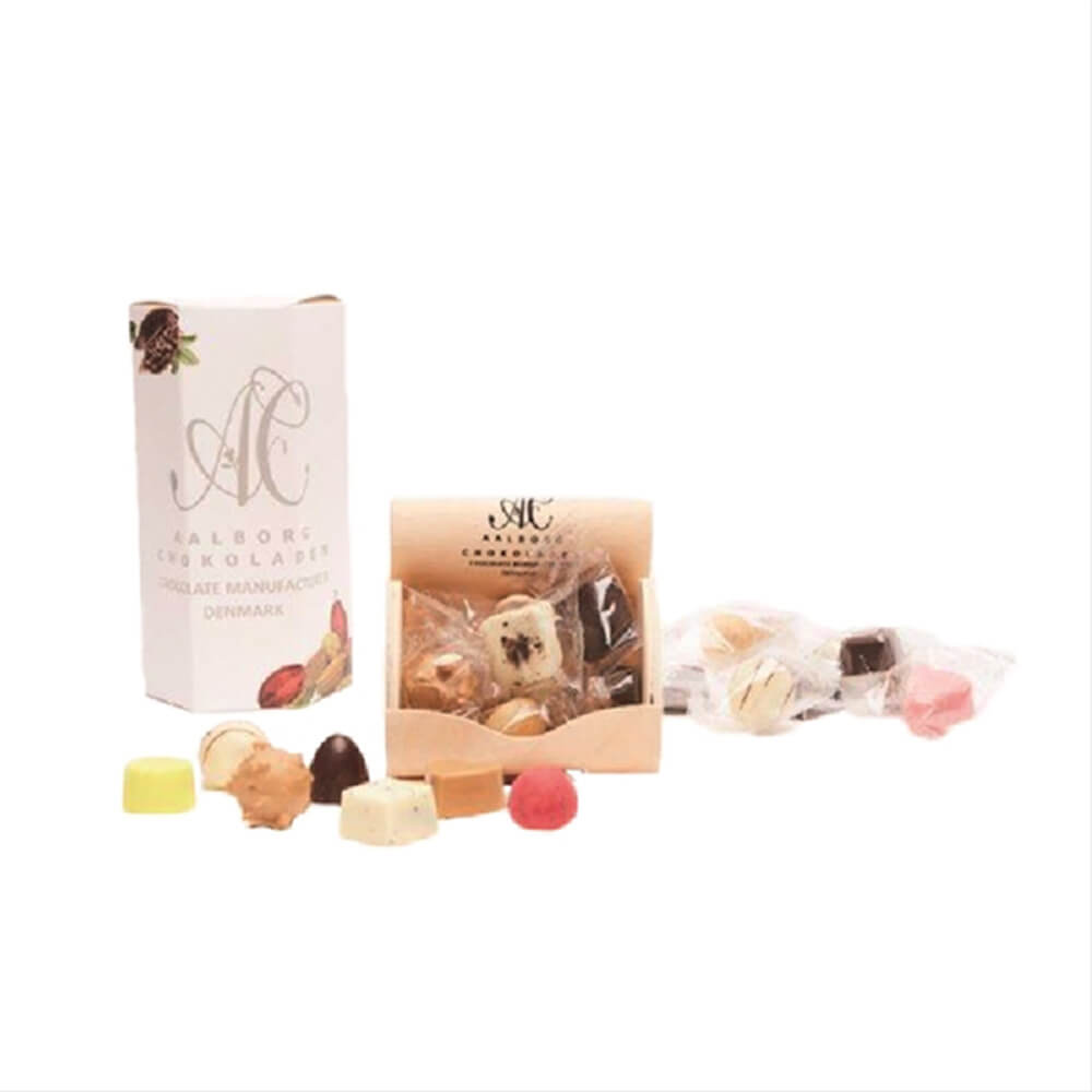 Aalborg Chokolade, Træ-ballotinæske 7 stk.