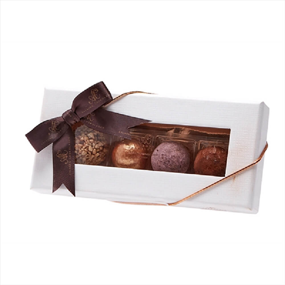 Aalborg Chokolade | Innovativ Æske – 4 stk. dansk chokolade