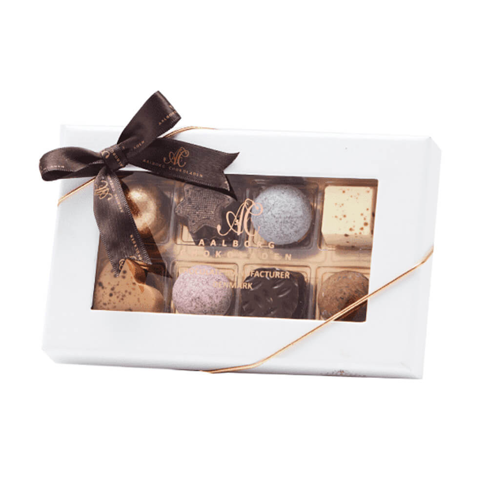 Aalborg Chokolade | Innovativ Æske – 8 stk. dansk chokolade