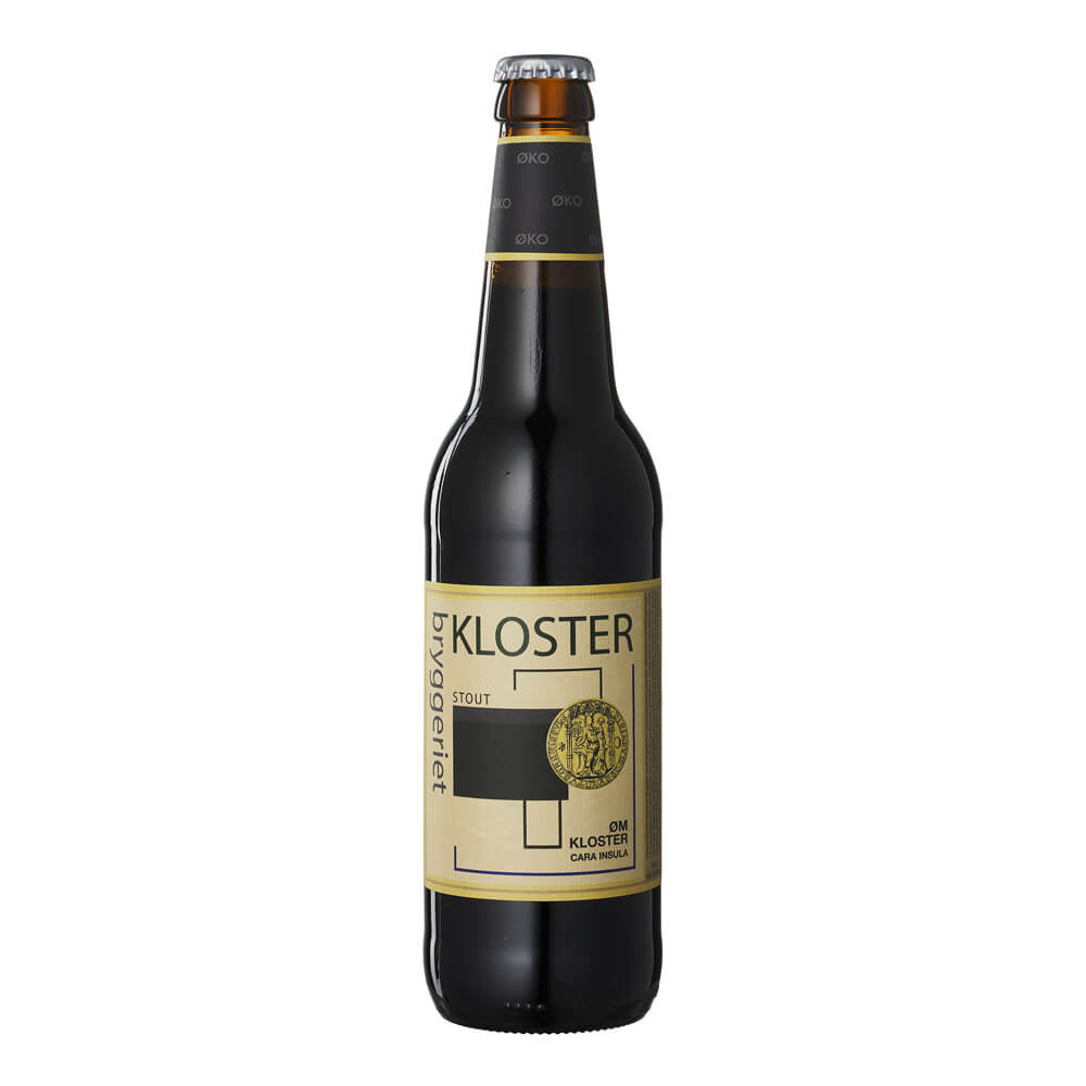 Klosterbryggeriet Stout 50cl – Økologisk dansk øl med fylde