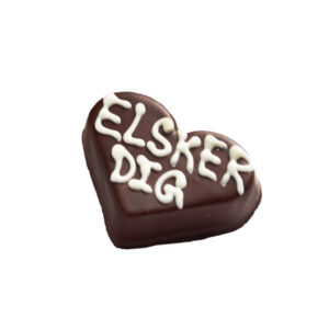 Marcipanhjerte “Elsker Dig” | Aalborg Chokolade