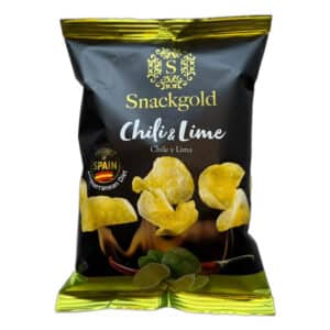 Spanske Gourmet chips m. Chili & Lime - 125gr