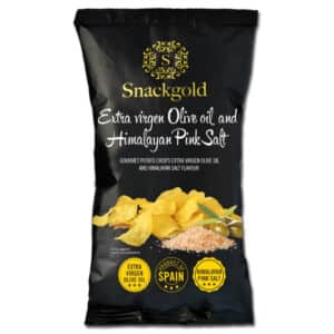 Spanske Gourmet chips m. Himalaya salt - 125gr