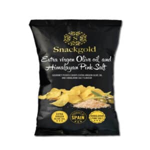 Spanske Gourmet chips m. Himalaya salt - 40gr