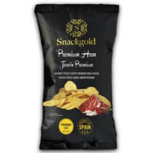 Spanske Gourmet chips m. Skinke - 125gr