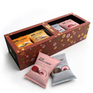 The Mallows, Strawberry & Caramel Filled Mallows Gift Box, 8 STK