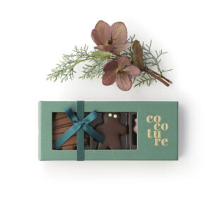 Chokolade Cocoture, 3stk jule marcipanfigurer, 60g