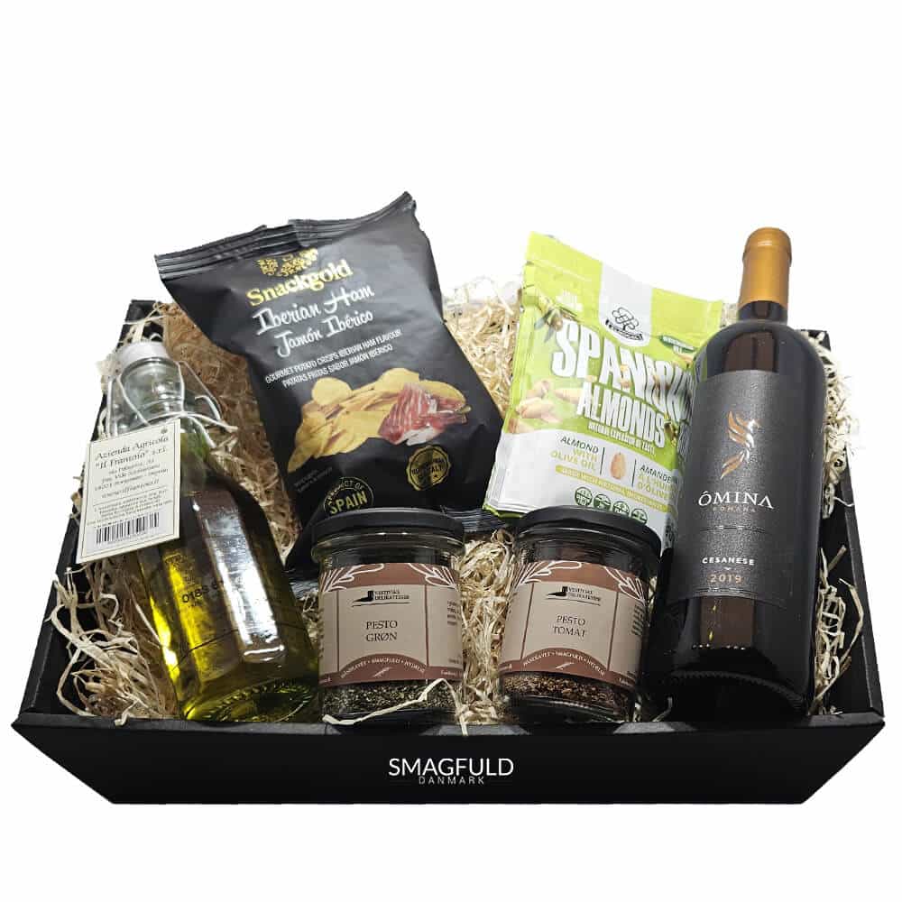 Gavekurv, Vin, tapas og snacks